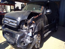 2004 TOYOTA SEQUOIA, BLACK, LIMITED MODEL, 4.7L, AT, 2WD.  Z26489